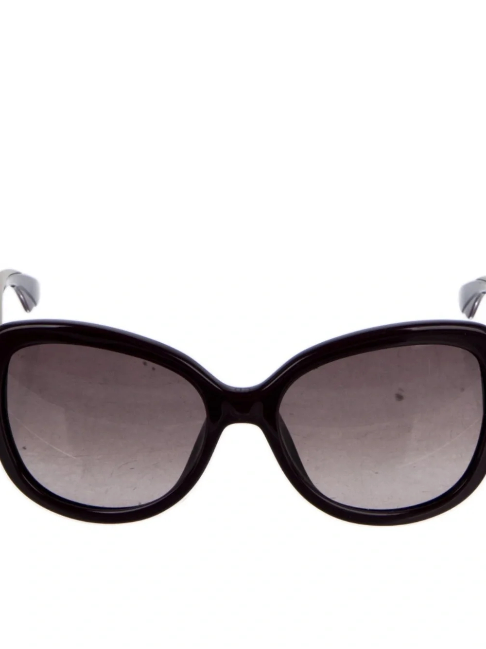 Vintage Dior Cats Eye Oversized Sunglasses in Plum